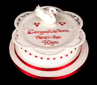 Royal Icing Anniversary Cake