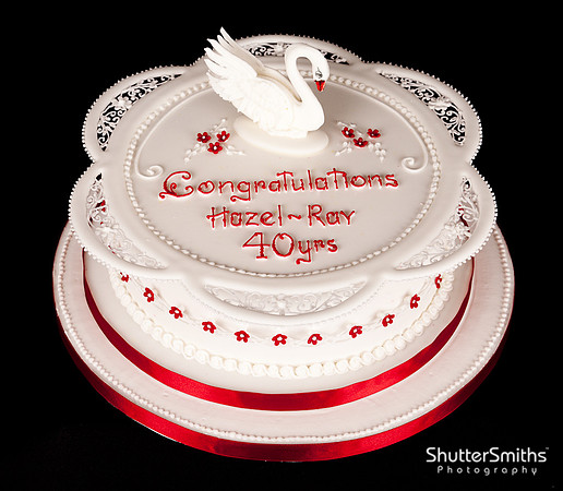 Royal Icing Anniversary Cake