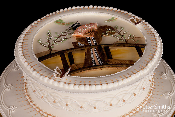 Royal Icing Geisha Cake